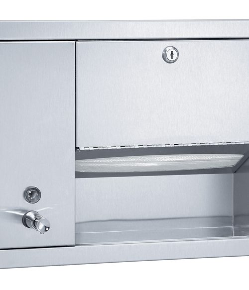 Bradley 1471-11 Surface MountedTowel & Liquid Soap Dispenser