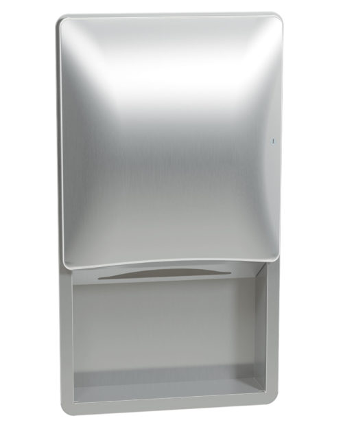Bradley 2A00-10 Semi-Recessed Folded Towel Dispenser