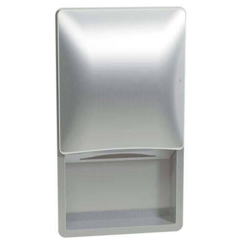 Bradley 2A09-10 Semi-Recessed Towel Dispenser (No Dispenser)