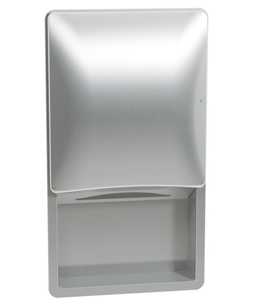 Bradley 2A09-10 Semi-Recessed Towel Dispenser (No Dispenser)