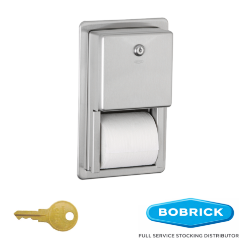 Bobrick B-3888 Recessed Toilet Paper Dispenser