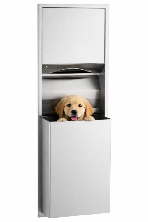 Bobrick B-3944 Towel Dispensers & Waste Receptacle