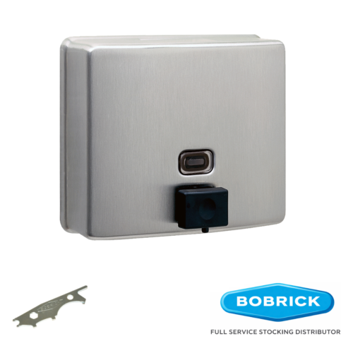 Bobrick 818615 Surface-Mounted Soap Dispenser For Antibacterial Soaps