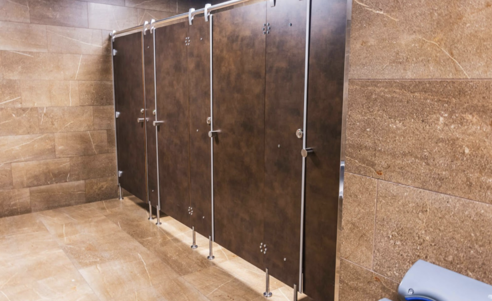 Shower Stalls - HDPE Solid Plastic - Partition Plus