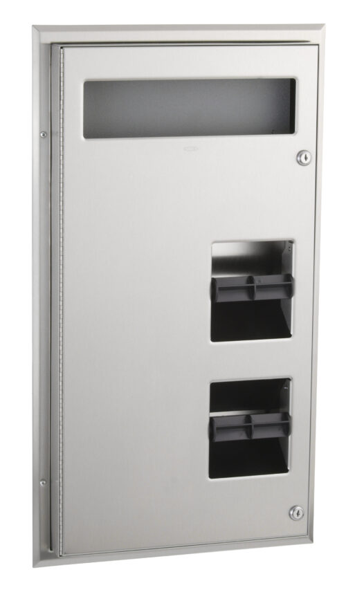 Bobrick B-347 Seat Cover Dispensers & Toilet Tissue Dispensers