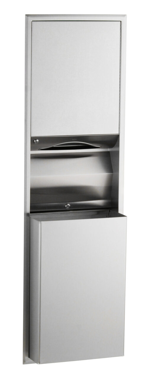 Bobrick B-3944 Towel Dispensers & Waste Receptacle