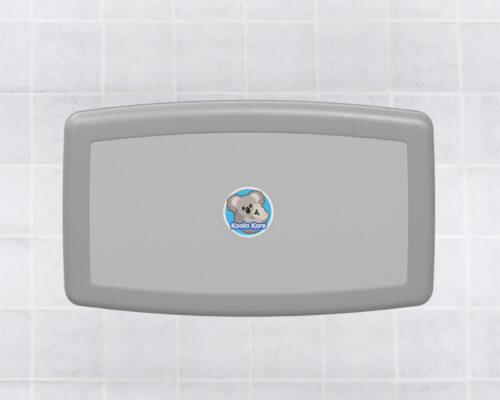 Koala Kare KB300-01 Horizontal Wall-Mounted Baby Changing Station-Grey