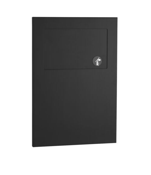 Bobrick B-35303.MBLK - Matte Black Recessed Sanitary Napkin Disposal