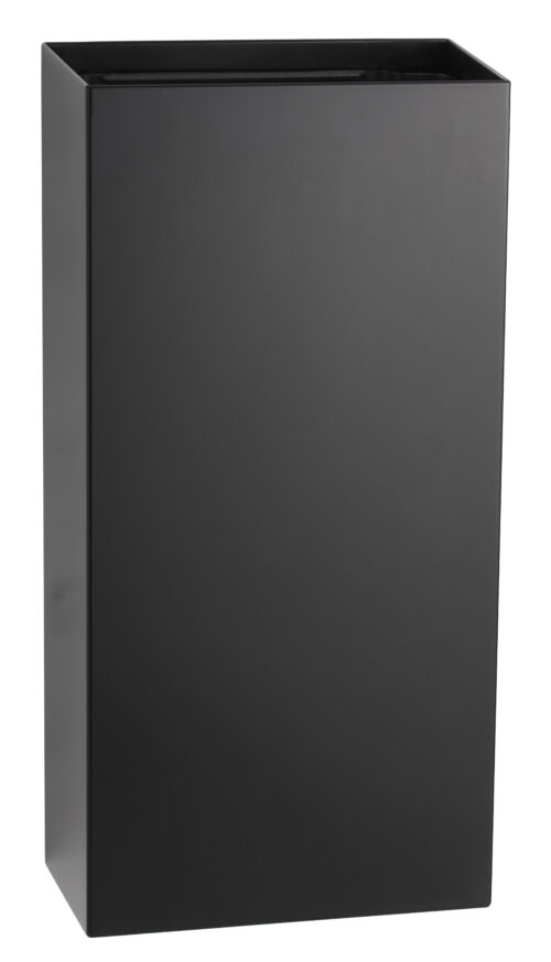 Bobrick B-9279.MBLK - Matte Black Surface-Mounted Waste Receptacle