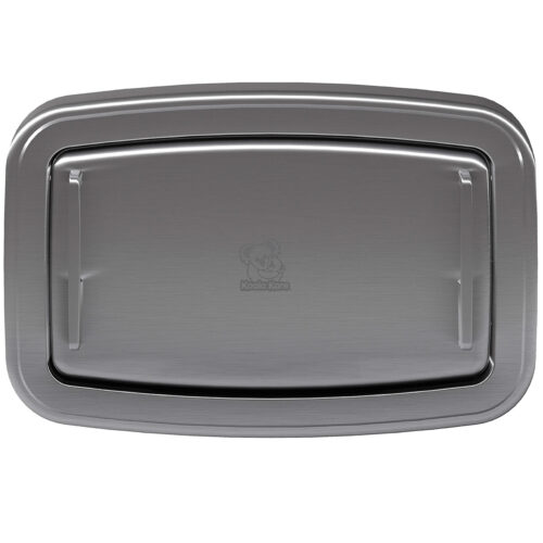 Koala Kare KB310-SSWM Black Stainless Steel Baby Changing Station - Horizontal Wall-Mounted SS BCS, - Matte Black
