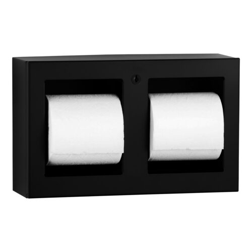 Bobrick B-3588.MBLK  Matte Black Surface-Mounted Multi-Roll Toilet Tissue Dispenser