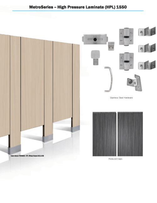 Plastic Laminate  Commercial Bathroom Partitions - Quote 904061 Plastic Slick City