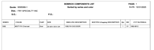 Phenolic - Women's ADA Replacement  Commercial Bathroom Partitions - Quote 904977 ODU - Door 23529
