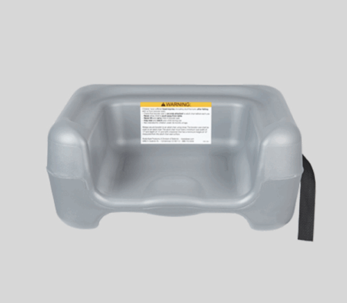 Koala KB854-01S Restaurant Booster with Strap – Grey