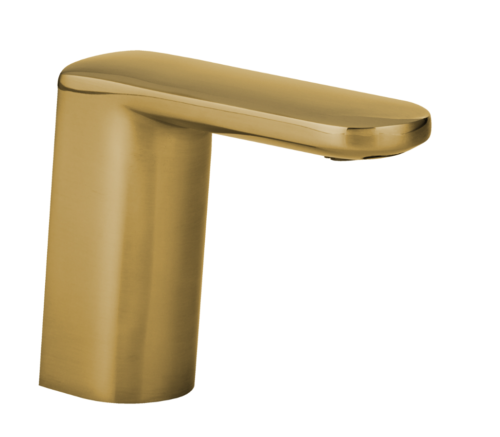 Bobrick B-9950 Counter-Mounted Automatic Fino Collection Faucet, Brushed Brass
