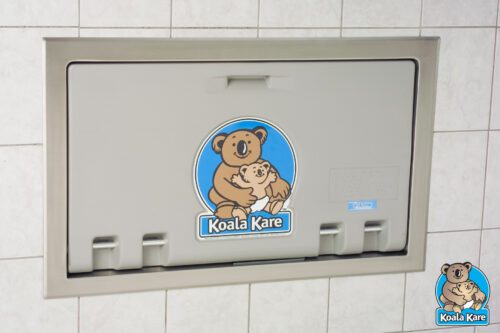 Koala Kare KB100-01ST Recessed Horizontal Baby Changing Station - Grey