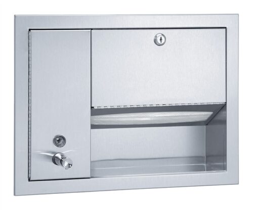 Bradley 1471-11 Surface MountedTowel & Liquid Soap Dispenser