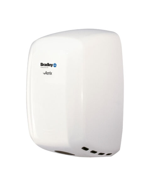 Bradley Aerix 2901-2873 White Adjustable Speed Hand Dryer