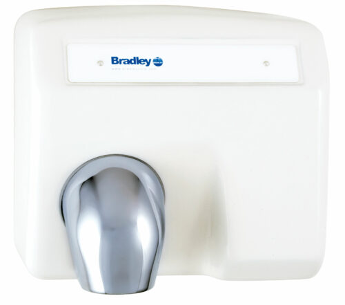 Bradley Aerix 2903-28 White Sensor-Operated Hand Dryer
