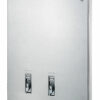 Bradley 407-1145 Surface Mounted Napkin/Tampon Vendor (25¢ Mechanism)