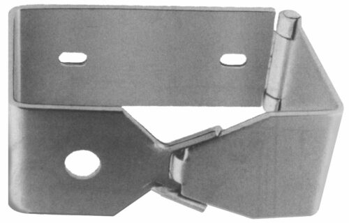 Bradley 5053 Aluminum Single Roll Toilet Paper Dispenser 