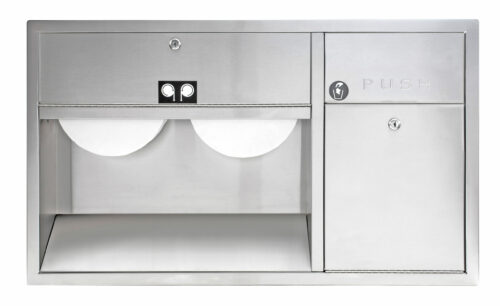 Bradley 5952 Recessed In-Stall Combination Unit (Right Handed)