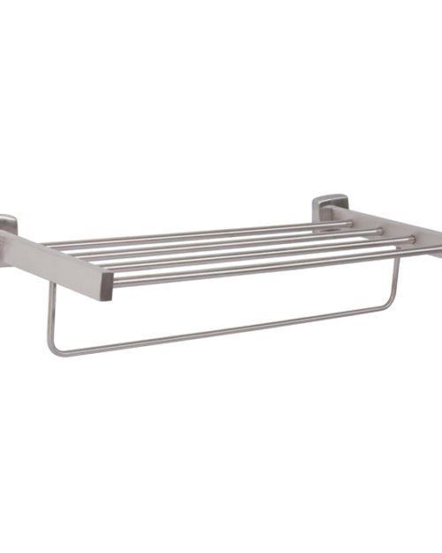 Bradley 9105-1890 Bright Polish Finish 18" Towel Shelf With Bar