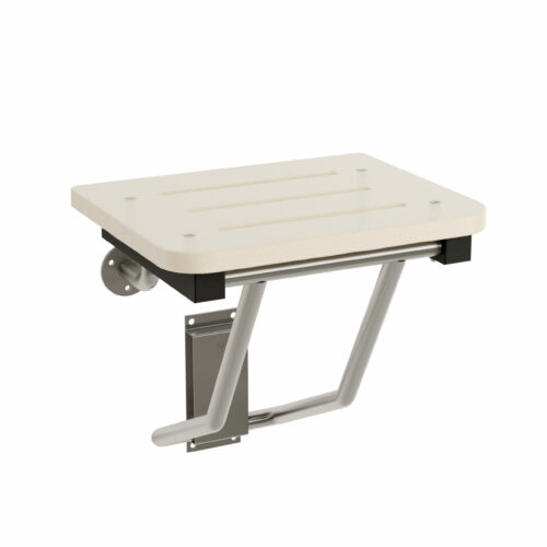 Bradley 9592 Folding Square Shower Seat - White, Bradmar