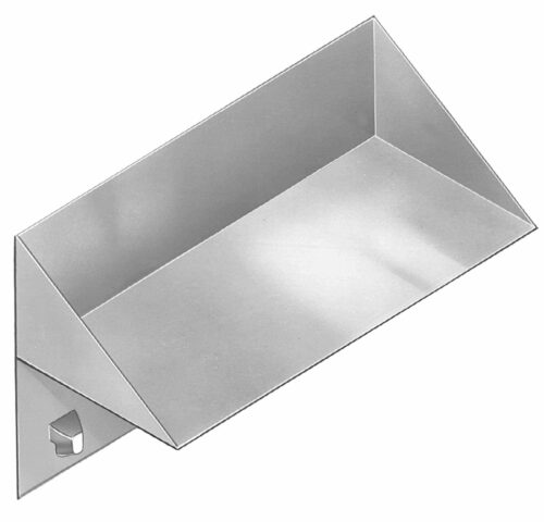 Bradley SA51 Security Bookshelf with Friction Hold Hooks - Chase Mounted 