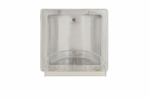 Bradley 9352 Recessed Stainless Steel Soap Dish - Bright Polish